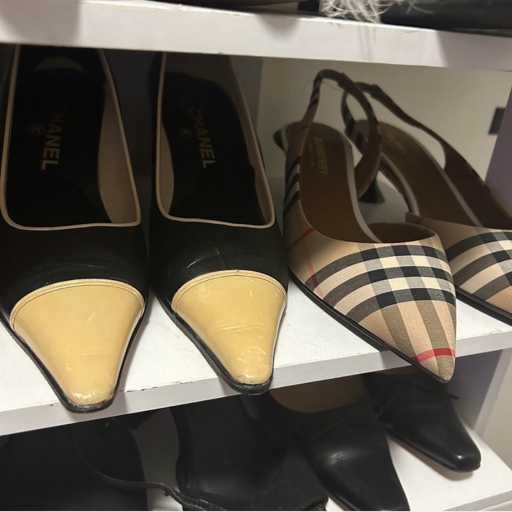 Chanel kitten heels